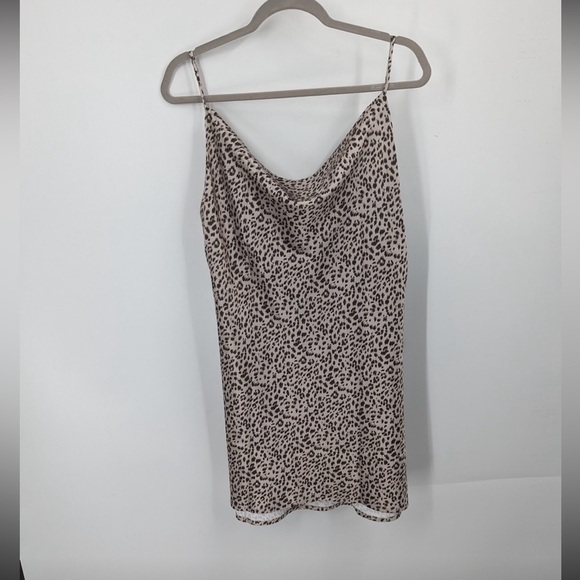 Pali women’s leopard dress spaghetti strap size 8 new tags - Picture 1 of 6